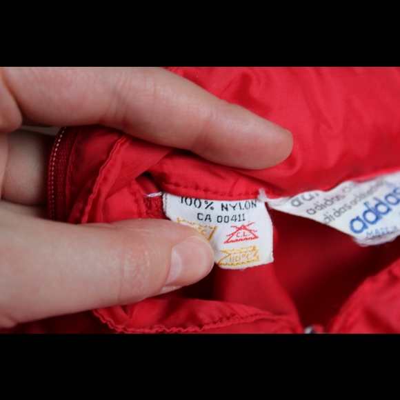 Vintage Adidas 1970s nylon zip up track jacket - Picture 3 of 4